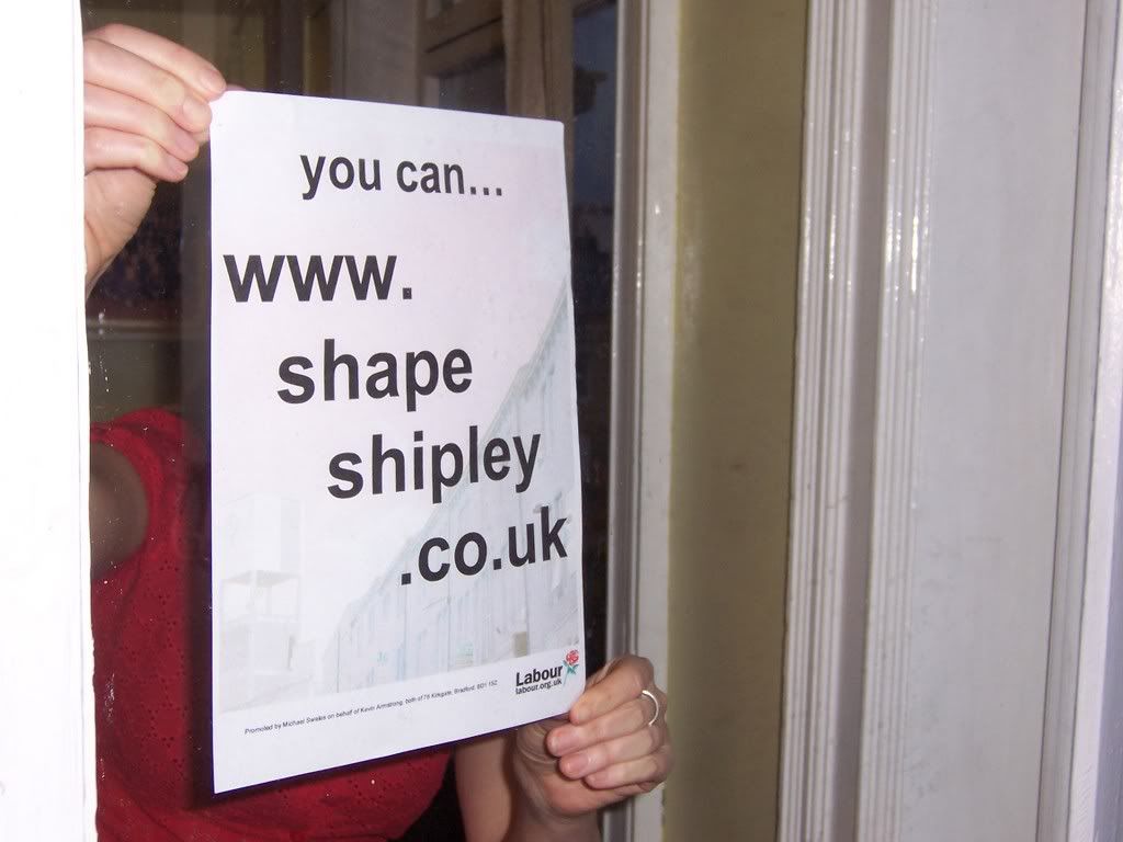 Put up a poster! Shape Shipley